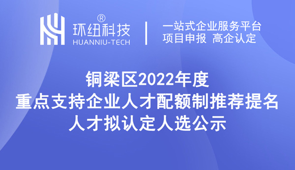 2022年度区级定向支持人才