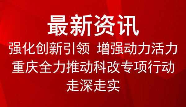 重庆全力推动科改专项行动走深走实