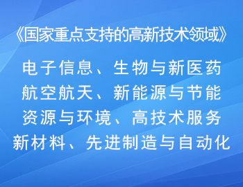 高新技术领域选择方法