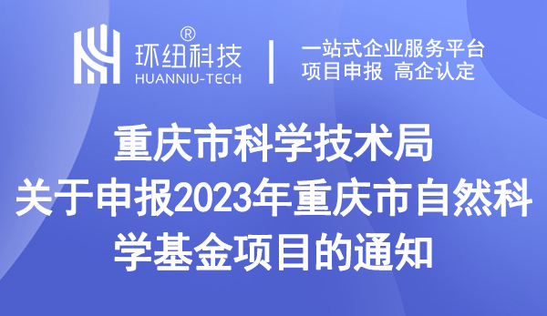 重庆市自然科学基金项目申报