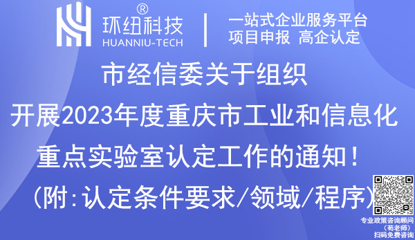 2023年重庆重点实验室认定