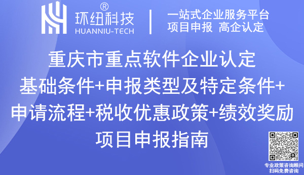 重庆市重点软件企业申报