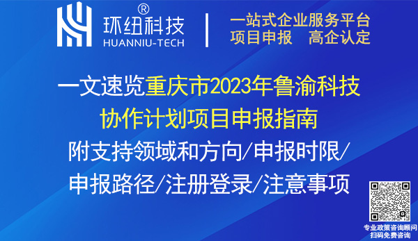 重庆市2023年鲁渝科技协作项目申报